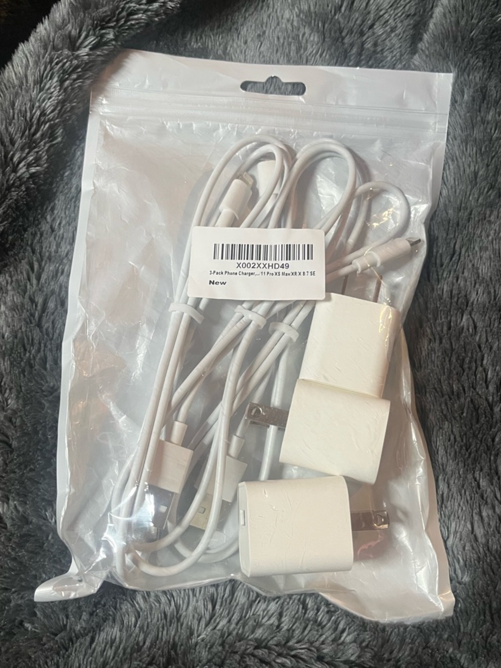 NWT IPhone Chargers Bundle of 15 Packs/Each Pack has 3 Chargers Total of 45